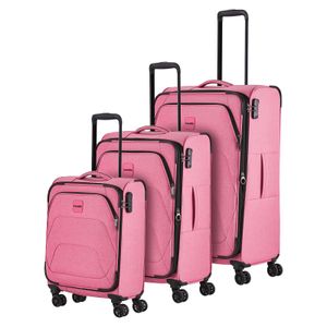 travelite  Adria Kofferset 55/67/78 cm   4 Rollen - Rosa