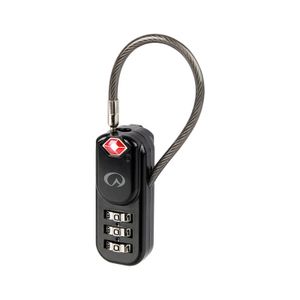 Lifeventure Vorhängeschloss mit TSA Zipper Lock Kabel