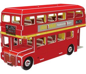 Revell - 3D Puzzle - London Bus (66 Teile) Puzzel Doppeldeckerbus England Routemaster-Bus