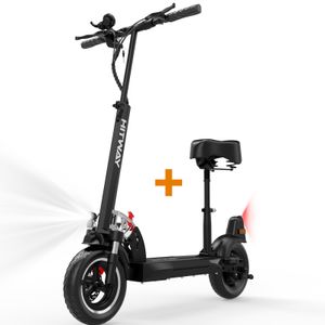 HITWAY 10 Zoll Elektroscooter ABE eKFV E-Scooter mit Straßenzulassung| mit Sitz | mit 500W Motor Max. 10-20km/h 10Ah , Elektroscoot Für Erwachsene