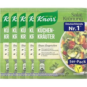 Knorr Salatkrönung Küchen Kräuter klares Dressing 5x 8g 5er 5er Pack