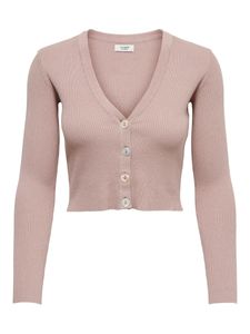 Kurze Dünne Strickjacke Langarm V-Ausschnitt Knitted Cardigan JDYDONNEL | L