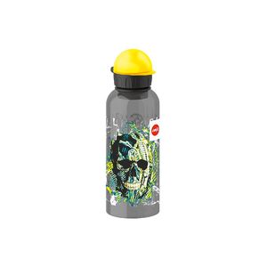 emsa TEENS Tritan Trinkflasche 0,6 Liter, Motiv Totenkopf