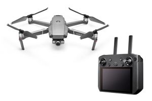 DJI Mavic 2 Zoom Quadrocopter + DJI Smart Controller, Farbe: Schwarz/Grau