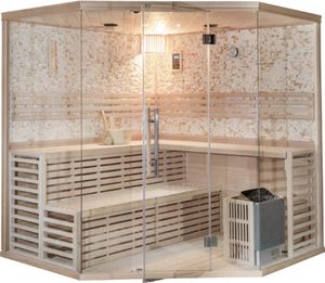 Grimstad Waterwave Eck-Sauna für für 4 - 5 Personen