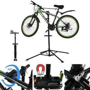 Bike Assembly Stand Workshop 360° Repair Centre Stand Bike Stand Bike Storage Tray Tool Stand Nastaviteľný nosič bicyklov