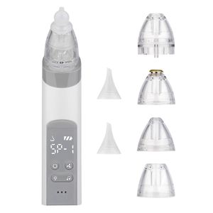 2 in 1 Baby Nasensauger & Mitesserentferner Vakuum Elektrische Nase Saugnasenreiniger mit 3 Saugstaerken LED-Anzeige