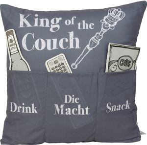 HERGO Sofahelden Kissen "King of the Couch"