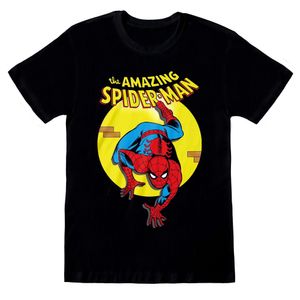 Spider-Man - T-Shirt für Herren HE445 (XL) (Schwarz/Gelb/Rot)