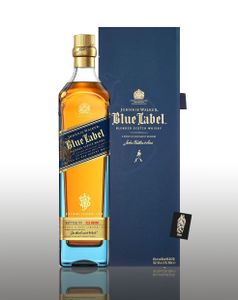 Johnnie Walker Blue Label 0,7l (40% vol.) Blended Scotch Whisky inkl. Geschenkbox (s. Bild)- [Enthält Sulfite]