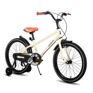 STITCH 12/14/16/18/20 Zoll Kinderfahrrad für 2-11 Jahr Jungen Mädchen,mit Stützräder, Kotflügel, Front and rear dual brakes, Reflektorplatte, Beige