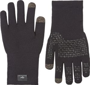 Sealskinz Waterproof All Weather Ultra Grip Knitted Glove Black L Cyclo Handschuhe