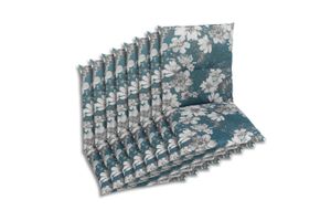 GO-DE Textil, Sesselauflage Niederlehner, 8er Set, Farbe: blau, Maße ca.: 98 cm x 48 cm x 5 cm, Rückenhöhe: 52 cm
