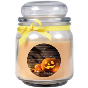 HS Candle "Halloween" Duftkerze im Bonbonglas - viele Motive zur Auswahl, Ideale Herbstdeko