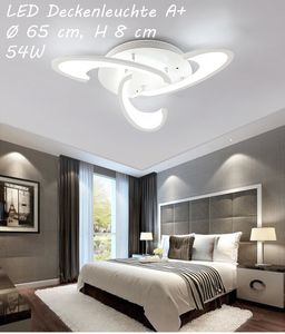 2127white-3 Ø 65 cm 59W LED stropné svietidlo s diaľkovým ovládaním farba svetla/jas nastaviteľný stmievateľný LED stropné svietidlo