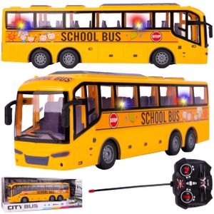 MalPlay Ferngesteuerte Schulbus Touristenbus Lichter Fernsteuerung  1:30 ab 3 Jahren dauerhaft  Pilot
