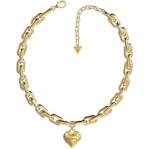 Halsketten   Mit Anhӓnger Guess Gold Von 43 cm bis 49 cm  Kollektion Falling In Love - frau