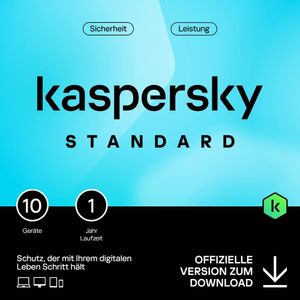 Kaspersky Standard Anti-Virus 2025 10-Geräte / 1-Jahr ESD+KEY Kaspersky Standard Anti-Virus 2025 10-Geräte / 1-Jahr ESD+KEY