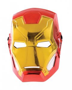 Iron Man Metallic Superhelden Maske für Kinder