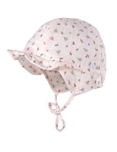 Maximo® Baby Mädchen Sonnenhut mit Schirm Musselin, Größe:45, Präzise Farbe:Rosa