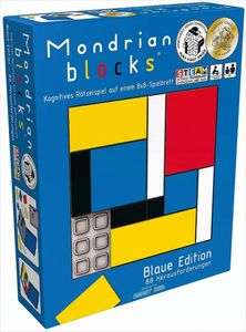 Smart Egg Mondrian Blocks Blaue Edition Familienspiel; SEGD0006