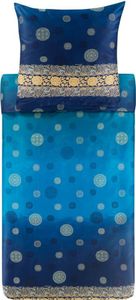 Bassetti Baumwollsatin-Bettwäsche-Garnitur PALLAVICINO Farbe BLAU B1 Größe 155x220+80x80 Bassetti Baumwollsatin-Bettwäsche-Garnitur PALLAVICINO Farbe BLAU B1 Größe 155x220+80x80