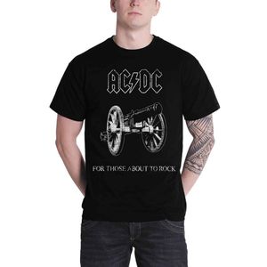 AC/DC - "About To Rock" T-Shirt für Herren/Damen Unisex RO191 (XXL) (Schwarz)