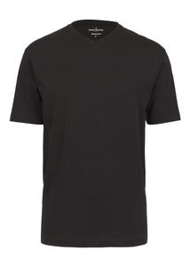 Bundle - Daniel Hechter - Regular Fit -  Doppelpack Herren Kurzarm T-Shirt V-Neck/ V-Auschnitt in weiß oder schwarz, S-3XL (472 10284), Größe:XXL, Farbe:Schwarz (90)