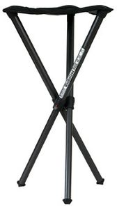 Walkstool - Basismodell - Schwarz - Klappbarer Hocker - 3 verstellbare Aluminiumfüße - Höhe von 50 bis 60 cm - Maximale Belastung 150 bis 175 kg -  Sweden
