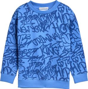 Oversize Sweatshirt mit Allover-Print