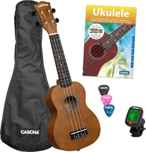 Soprano Ukulele Linden Set (incl. incl. 4 languages Method (DE/EN/FR/ES), Bag unpadded, 3 Picks, Tuner) ** Soprano Ukulele Linden Set (incl. incl. 4 languages Method (DE/EN/FR/ES), Bag unpadded, 3 Picks, Tuner) **