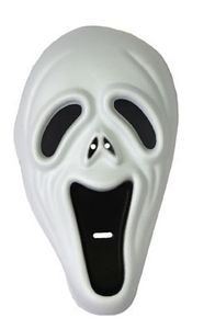 SCREAM Schaumstoffmaske weiß ca. 18 x 30 cm - Erwachsene