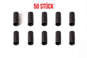50 Stück Shimano Fahrrad Schaltzug Endkappe Schaltzughülle 4mm schwarz Werkstatt Händler