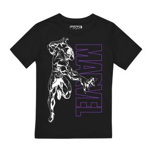 Black Panther - T-Shirt für Jungen TV1900 (128) (Schwarz)