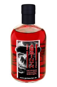 Absinth Rot Skull Totenkopf 0,5L Red Chili max. erlaubtem Thujon 35mg/L 55%Vol