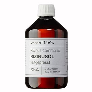 Rizinusöl kaltgepresst (500ml) - reines Rizinusöl (Ricinus communis) ohne zusätzliche Inhaltsstoffe von wesentlich.