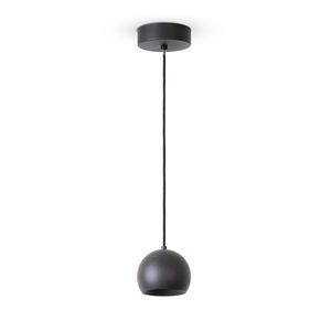 LED Pendelleuchte Wohnzimmer Hängelampe Esszimmer Küchenlampe Kugel, Lampenart: Pendelleuchte, Leuchten Farbe: Schwarz
