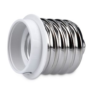 kwmobile 10x Lampensockel Adapter Konverter - E40 Fassung auf E27 Sockel Lampenadapter - Lampensockeladapter für LED Halogen Energiespar Lampen