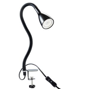 LED Klemm-Leuchte dimmbar Leselampe flexibel Tisch-Lampe schwarz 5W B.K.Licht