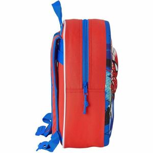 Spiderman Backpack 3d Great Power - 33 X 27 X 10 Cm - Polyester