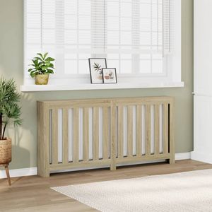 vidaXL Obloženie radiátora Sonoma dub 175x20x82 cm materiál na báze dreva vidaXL Obloženie radiátora Sonoma dub 175x20x82 cm materiál na báze dreva