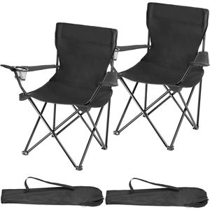 tectake 2 Camping Chairs Gil - černá