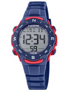 Kinder Digital Uhr Calypso Armbanduhr K5801/4