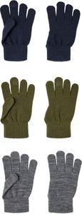 Name It Magic Handschuhe 3 Paare Mehrfarbig 12-24 Months Mann Mehrfarbig 12-24 Months