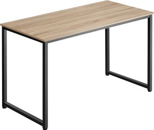 tectake Schreibtisch Flint - Industrial Holz hell, Eiche Sonoma, 140 cm
