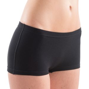 HERMKO 5700 Damen Panty aus anschmiegsamer Baumwolle / Elasthan, Farbe:schwarz, Größe:44/46 (L)