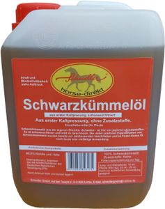 Schwarzkümmelöl 2,5 L Kanister für Pferde und Hunde Kaltgepresst – Frisch uns ohne Zusätze - Aus Eigener Pressung