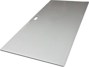 Simulated Ice Shooting Pad  146 x 73 cm , Farbe:weiss