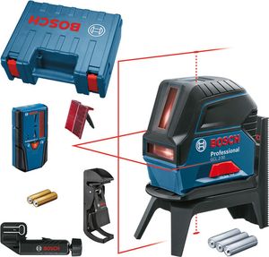 Bosch Professional Kreuzlinienlaser GCL 2-50 mit Empfänger LR6