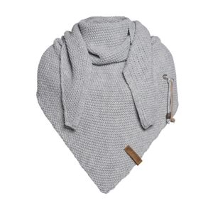Knit Factory Coco Dreiecksschal - Grau - 190x85 cm